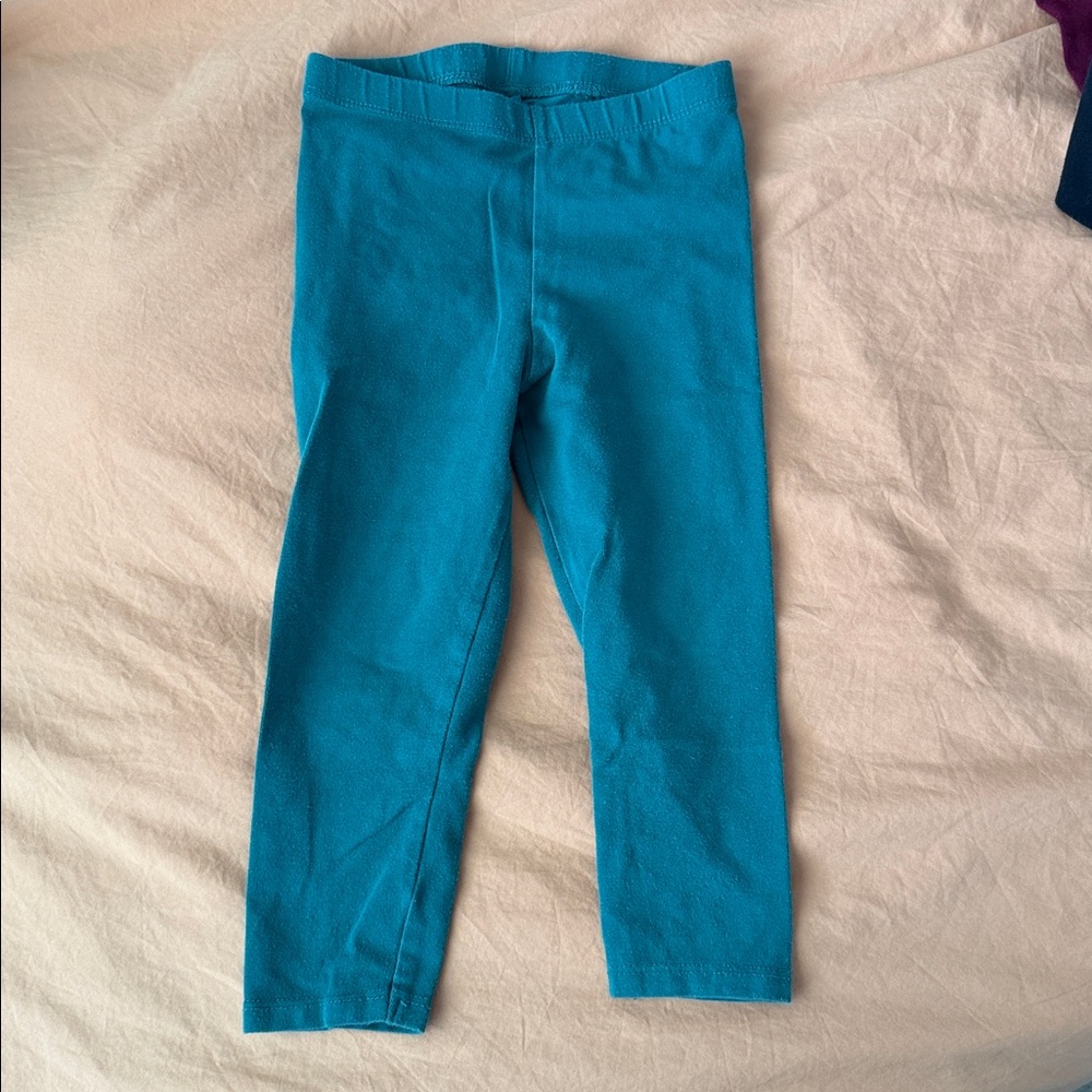 LOT of 6 Cat & Jack Toddler Girl Leggings 2T Bundle Basics - Picture 6 of 10